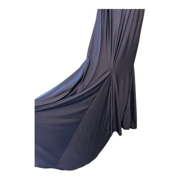 CYNTHIA & SAHAR PORTIA STYLE CS104 One Shoulder Mermaid Gown Midnight Navy - Picture 8 of 16